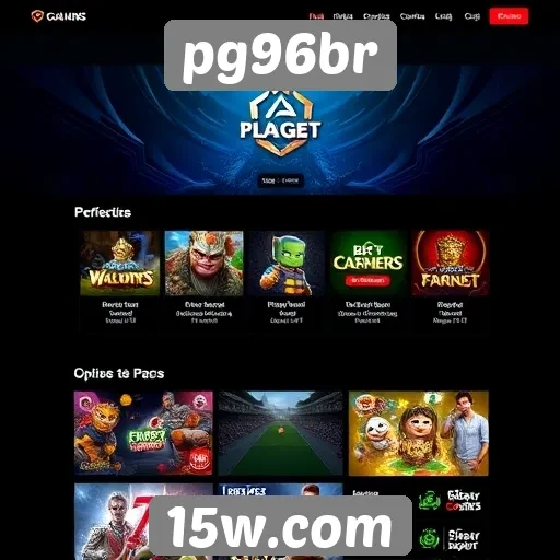 Análise das principais funcionalidades do site pg96br