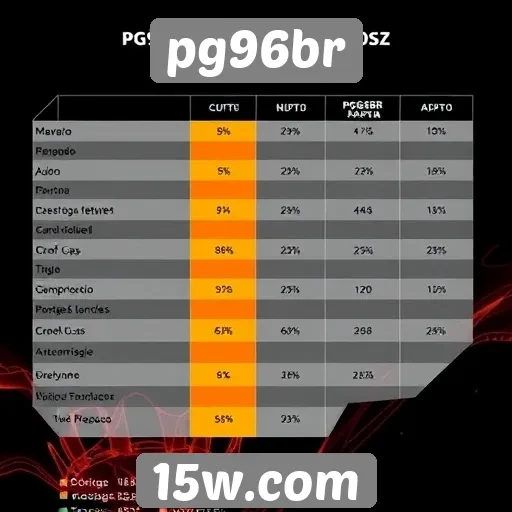 Comparação entre pg96br e concorrentes do setor